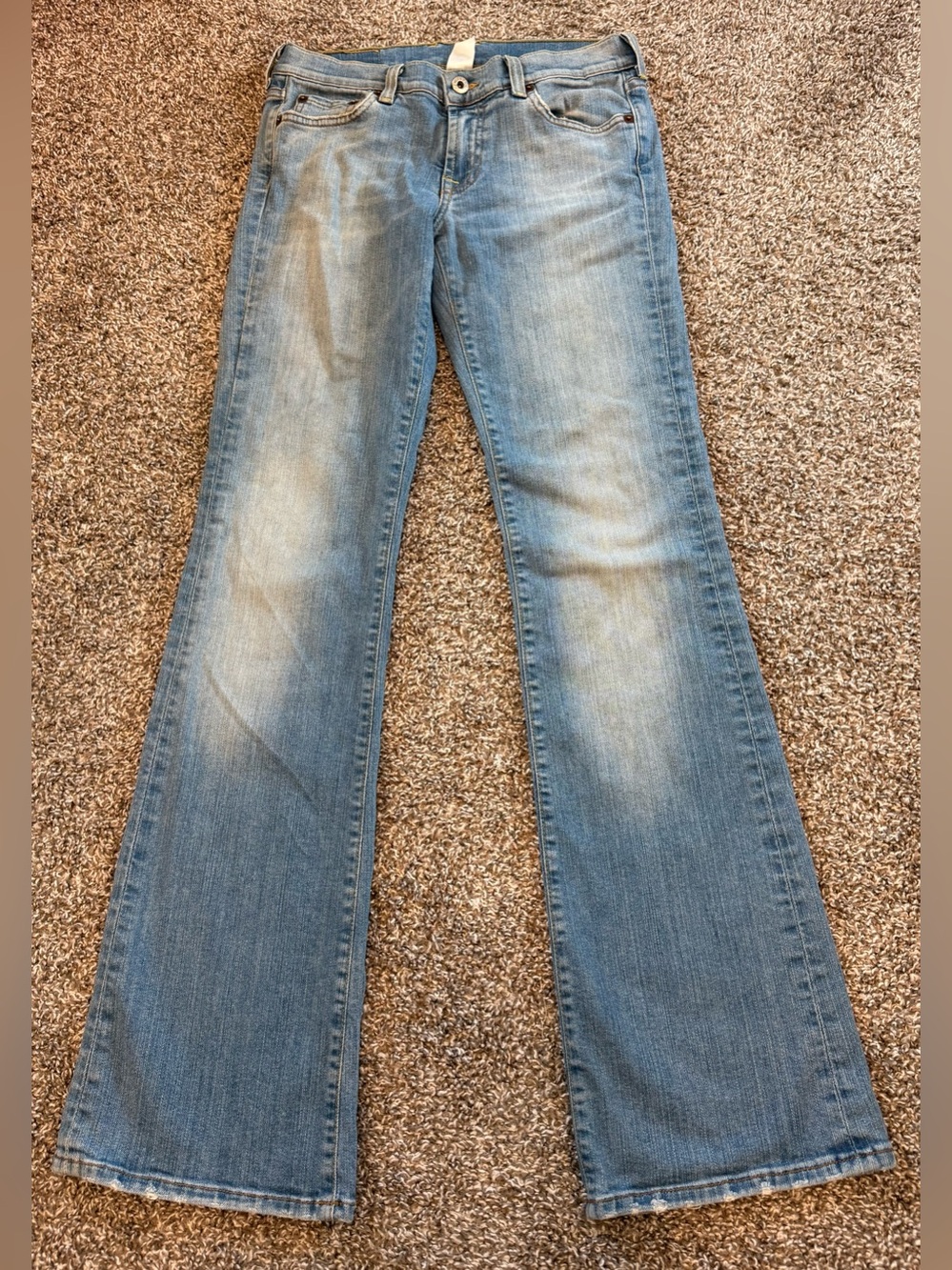 Lucky Brand Sundown Bootcut Denim Jeans Women 6/28 Blue Light Wash Casual Y2K